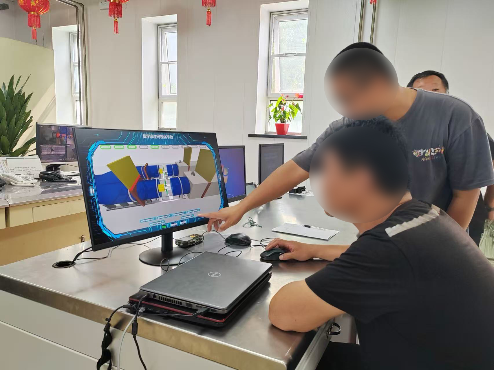 唐山礦 主通風機 數字孿生